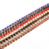 Maxbell Rhinestone Long Tassel Chain Hair Pins Wedding Accessories Black
