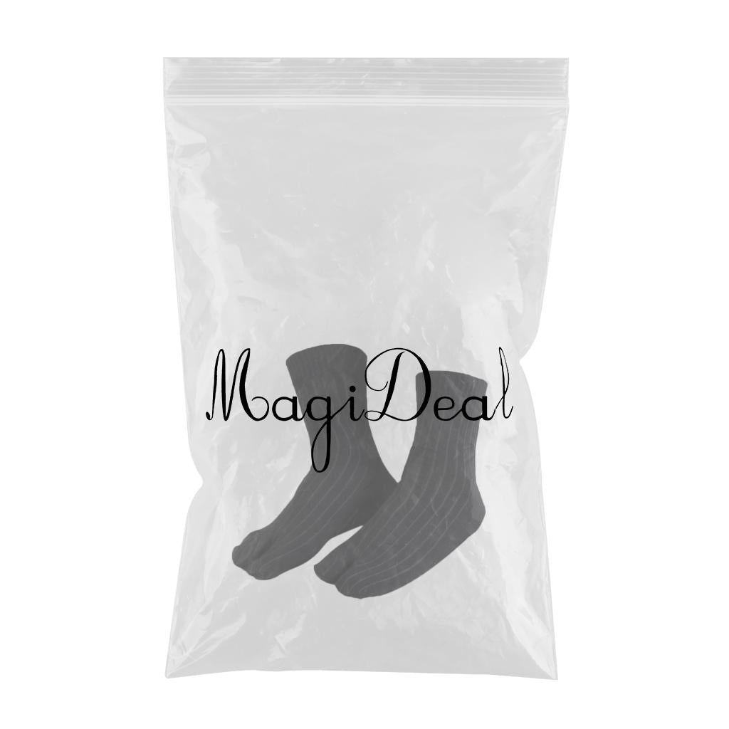 Elastic Cotton Tabi Socks 2 Toe Socks Flip-Flops Socks Unisex Black