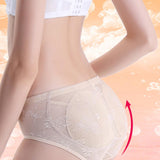 Womens Lace Butt Lifter Panty Bum Enhancer Bottom Underwear XXL Normal Skin