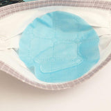 50 Pieces Disposable Mask Non-woven Mat Pad Reusable Cushion Round