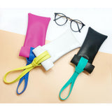 PU Leather Eyeglass Cases Pouch Case Storage Case Makeup Pouch Black