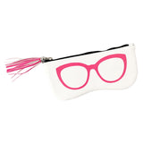 Portable Spectacles Glasses Case Holder Eyewear Pouch Storage Bag White