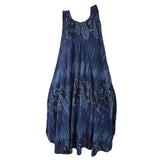 1 x Women Dress Dark Blue 3XL