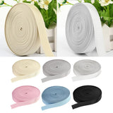 Maxbell 16m Elastic Stretch Cord for Clothes Dress Sport Pant Sewing Trim White