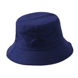 Fashion Women Men Folding Fisherman Hat Unisex Hip Hop Bucket Cap Navy