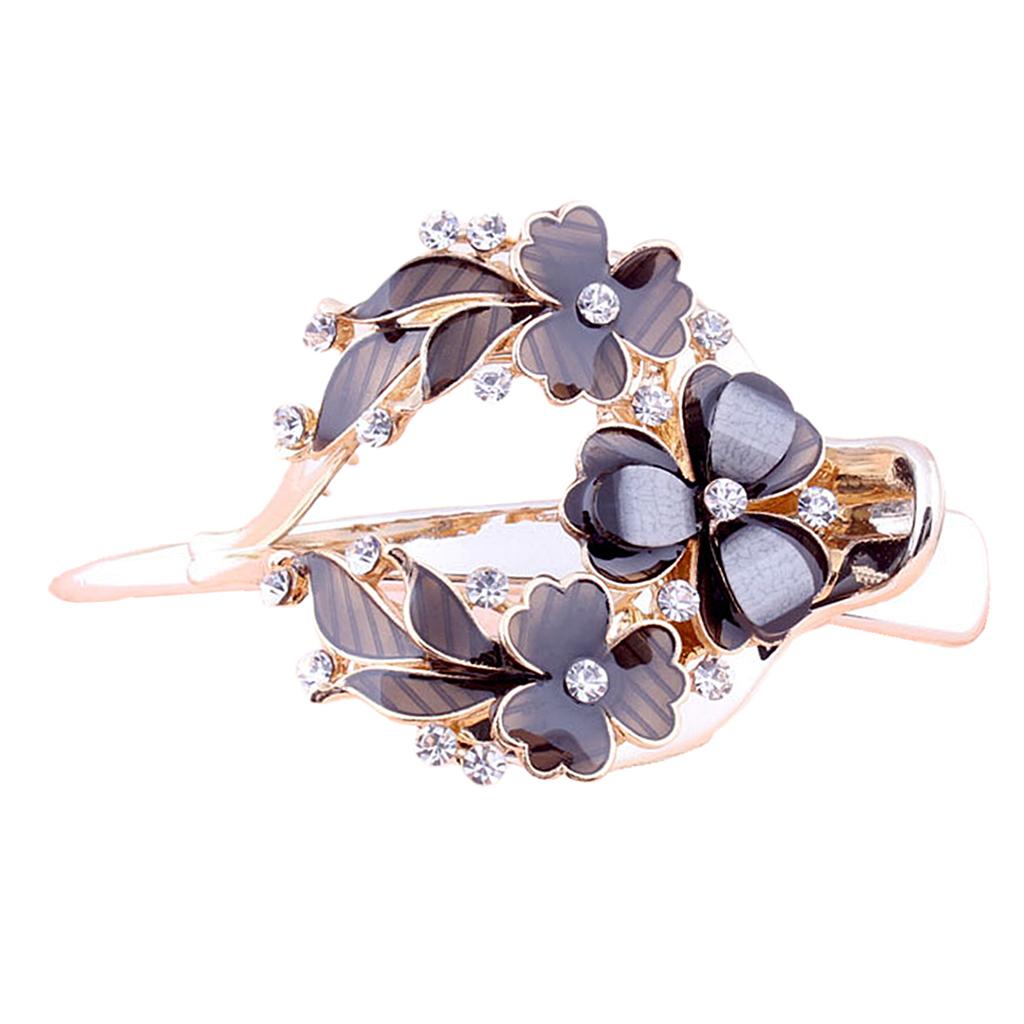 Ladies Hair Clip Jaw Clamp Thick Hair Updo Tools Black