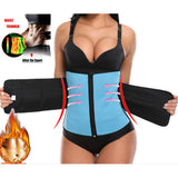 Women's Waist Cincher Girdle Belt Body Shaper Tummy Trainer Corset Blue XXL