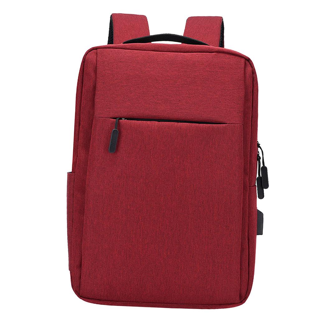 Business Laptop Backpack Durable Water Resistant Outdoor Computer Bag Red