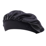 Women Muslim Turban Cancer Chemo Cap Head Scarf Cover Hat Black