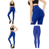 Maxbell Women Yoga Pants High Waist Push Up Workout Leggings S Royal Blue