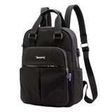 Women Laptop Backpack Lightweight Causal Outdoor Tote Bag Daypack Black