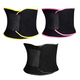 Women Waist Cincher Girdle Belt Body Shaper Tummy Trainer Corset Yellow S