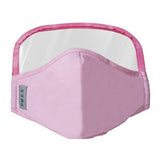 Anti Dust Adults Mouth Cover Masks with Clear Eye Shield Pink