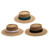 Wide Brim Sun Hat with Bowknot Summer Straw Sun Hat for Women Green