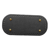 Leather DIY Bags Bottom Mat Pad Insert Base Replacement Purse Making Black
