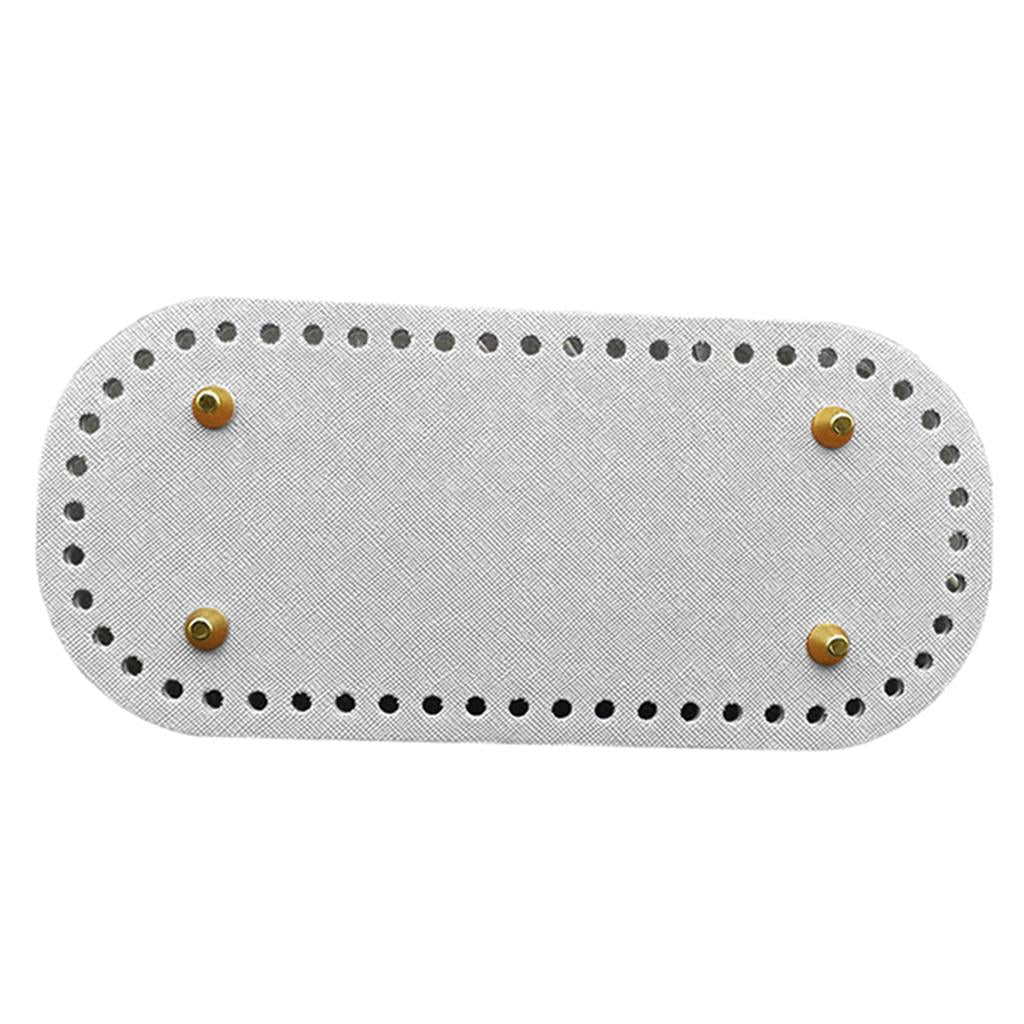 Leather DIY Bags Bottom Mat Pad Insert Base Replacement Purse Making Gray