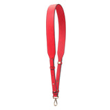 Women's Widen PU Leather Crossbody Bag Shoulder Bag Strap Handle 118cm Red