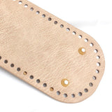 PU Leather Bottom Knitting Bag Crocheting Handbag Nail Base Pad 10x22 Oval