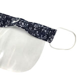 Maxbell Mini Reusable Face Cover Transparent Shield Safety Mouth Shield Flower 1