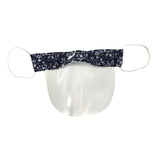 Maxbell Mini Reusable Face Cover Transparent Shield Safety Mouth Shield Flower 1