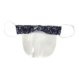 Maxbell Mini Reusable Face Cover Transparent Shield Safety Mouth Shield Flower 1