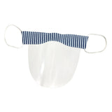 Maxbell Mini Reusable Face Cover Transparent Shield Safety Mouth Shield Stripe