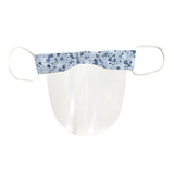 Maxbell Mini Reusable Face Cover Transparent Shield Safety Mouth Shield Flower 2