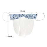 Maxbell Mini Reusable Face Cover Transparent Shield Safety Mouth Shield Flower 2