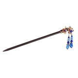 Womens Flower Hair Stick Handmade Wooden Hair Chopstick Hair Accessories