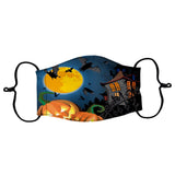 Halloween Printed Unisex Adults Washable Breathable Face Mask Type 4