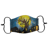 Halloween Printed Unisex Adults Washable Breathable Face Mask Type 7