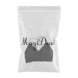 Maxbell Women Bralette Spaghetti Straps Comfort Bra Padded Camisole Crop Top Black