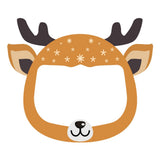 Maxbell 4x Kids Full Face Shield Clear Face Cover Deer+Xmas Tree+Snowman+Santa Claus