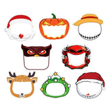 Maxbell 4x Kids Full Face Shield Clear Face Cover Deer+Xmas Tree+Snowman+Santa Claus