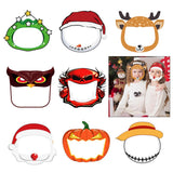 Maxbell 4x Kids Full Face Shield Clear Face Cover Deer+Xmas Tree+Snowman+Santa Claus