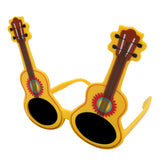 Novelty Sunglasses Colorful Party Clear View Mexican Costume Glasses Guitar