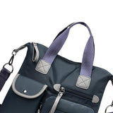 Womens Multi Pocket Cross Body Shoulder Bag Messenger Bag Handbag Blue