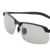 Polarized Sunglasses Men Driving UV400 Glasses Gray Polarized Photochromic