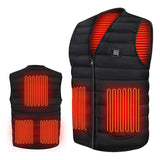 Heated Vest Warm Body Electric USB Men Women Heating Coat Waistcoat M