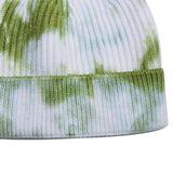 Beanie Hat Warm Stretch Skullcap Headwear Rollup Edge Fisherman Light Green