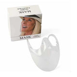 Durable Mask Face Shield Combine Plastic Reusable Clear Face Mask