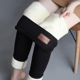 Women's Casual Fleece Lined Warm Leggings Thicken Pants Winter Warm M