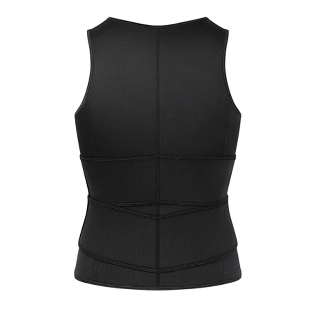 Men Sauna Suit Sweat Vest Waist Trainer Body Shaper Tank Top Compression XL