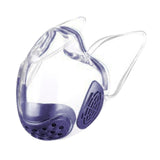 Durable Mask Face Shield Combine Reusable Face Mask Cover Clear Safe Purple