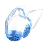 Durable Mask Face Shield Combine Reusable Face Mask Cover Clear Safe Blue