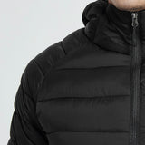 Men's Winter Ultralight Duck Down Jacket Puffer Coat Black M