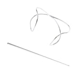 Women Boho Hairpin Stick Pin Hair Slide Clip Bun Holder Hair Accessories Silver