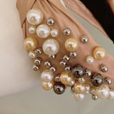 Pearl Headband Headpiece Hairband Headwear Hair Accessory Champagne