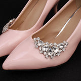 Rhinestone Crystal Shoe Clips Women Wedding Boots Charms Jewelry Decor