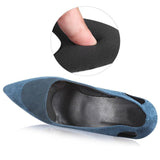 3 Pairs Shoe Filler Inserts Reusable Toe Plug Foot Brace Pads Black